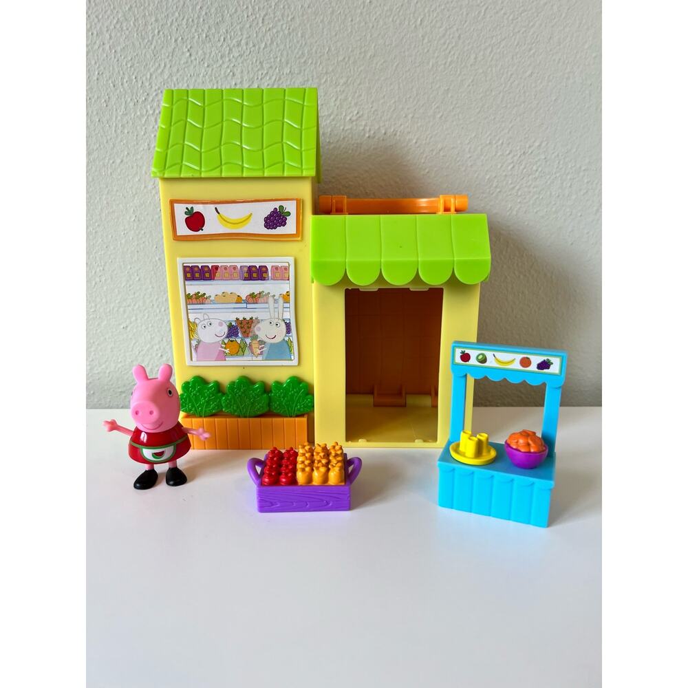 Peppa Pig Little Farmer's Market Playset w Figure and Accessories